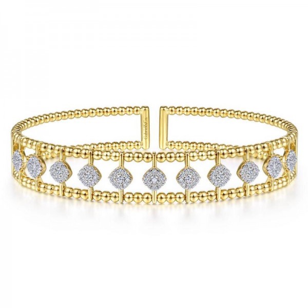14KY .71CTW Fashion Diamond Bangle