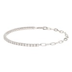 14K WHITE GOLD DIAMOND BRACELET