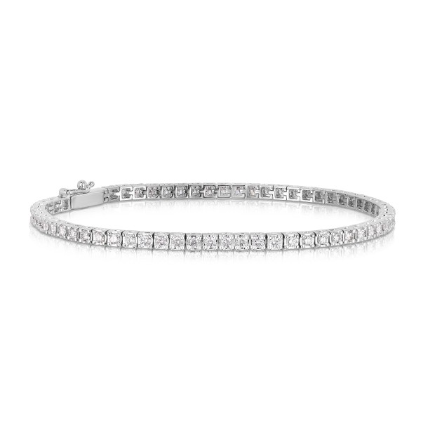 14K WHITE GOLD 2.00CTW TENNIS BRACELET