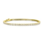 14K YELLOW GOLD 2.00CTW TENNIS BRACELET
