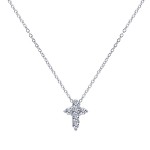 14Kw .10Ctw Diamond Cross