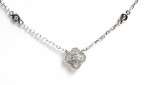 14K WHITE GOLD DIAMOND NECKLACE
