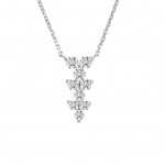 14K WHITE GOLD DIAMOND NECKLACE