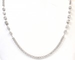 18K WHITE GOLD DIAMOND RIVERIA NECKLACE