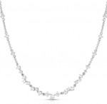 14K WHITE GOLD DIAMOND NECKLACE