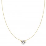 14K YELLOW GOLD DIAMOND PENDANT .51CT
