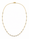14K YELLOW GOLD  MULTI-DIAMOND CHAIN