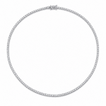 LAB GROWN DIAMOND 14K WHITE GOLD TENNIS NECKLACE