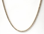 14K YELLOW GOLD DIAMOND  TENNIS NECKLACE 6.88CTW