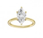 LAB GROWN MARQUISE DIAMOND ENGAGEMENT RING