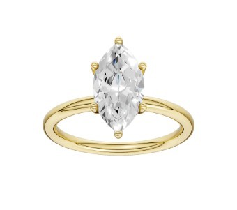 LAB GROWN MARQUISE DIAMOND ENGAGEMENT RING