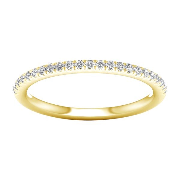 14K YELLOW GOLD .18CTW DIAMOND BAND