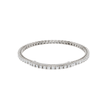 LAB GROWN 14K WHITE GOLD ETERNITY TENNIS BRACELET 5.00ctw