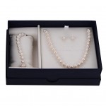 STERLING SILVER FRESHWATER PEARL 3 PIECE SET