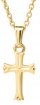 14K GOLD FILLED BABY CROSS NECKLACE