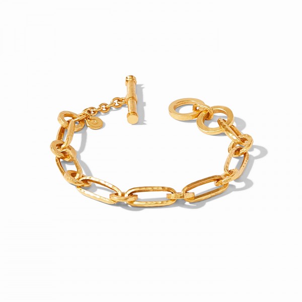 JULIE VOS GOLD PLATED PALADIO LINK BRACELET