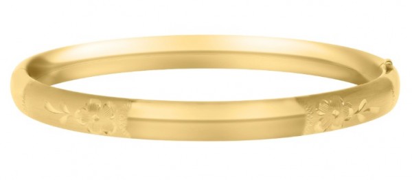 14K GOLD FILLED BANGLE BABY BRACELET