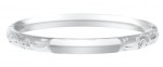 STERLING SILVER BABY ENGRAVED BRACELET