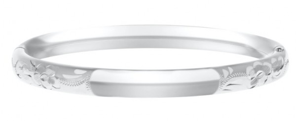 STERLING SILVER BABY ENGRAVED BRACELET