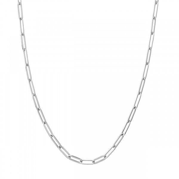 STERLING SILVER 3.8MM PAPERCLIP CHAIN