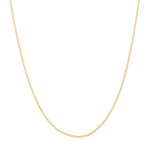 STERLING SILVER GOLD PLATED 1.85MM TEXTURED FORZANTINA CHAIN