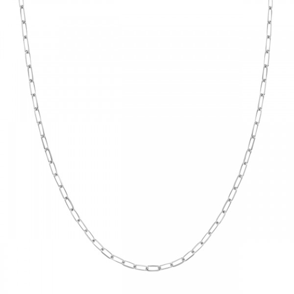 STERLING SILVER 2.2MM PAPERCLIP CHAIN