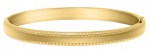 14K GOLD FILLED BEADED EDGE BANGLE BABY BRACELET