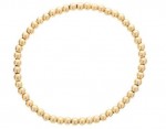 4MM GOLD FILLED BEAD BRACELET