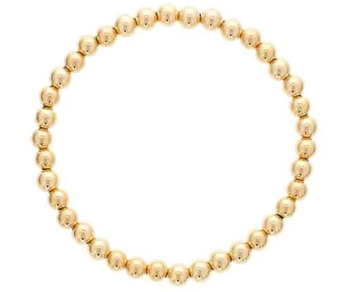 5MM GOLD FILLED BEAD BRACELET