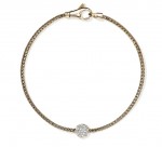 JOHN HARDY 14K GOLD .15CTW DIAMOND BRACELET