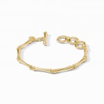 JULIE VOS GOLD PLATED BAMBOO BRACELET