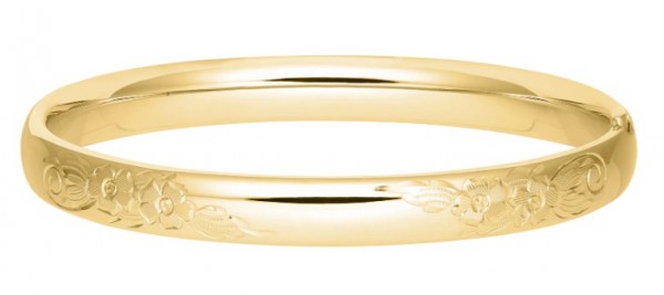 GOLD FILLED 8MM DIAGONAL SIGNET BRACELET