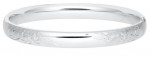 STERLING SILVER 8MM DIAGONAL SIGNET BRACELET