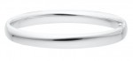 STERLING SILVER ADULT PLAIN BANGLE BRACELET