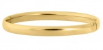 GOLD FILLED ADULT BANGLE BRACELET