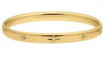 GOLD FILLED 6MM STAR CUT DIAMOND BRACELET