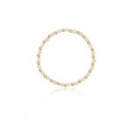4MM ROSE QUARTZ AND STERLING SILVER BEADED BRACELET