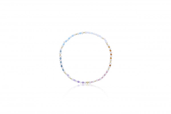2MM MULTI COLOR BEAD BRACELET