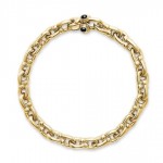 GOLD VERMEIL SMALL MARINE LINK BRACELET