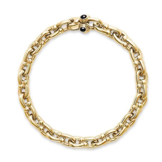 GOLD VERMEIL SMALL MARINE LINK BRACELET