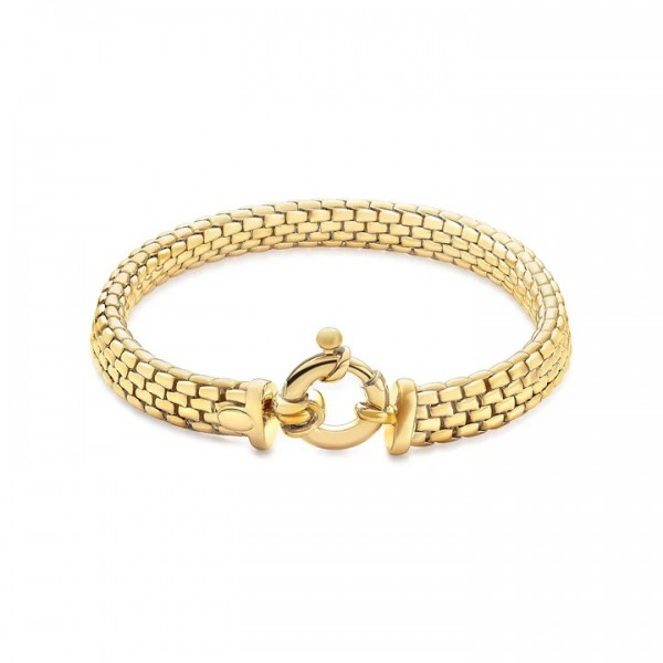 GOLD VERMEIL ORO LINK BRACELET