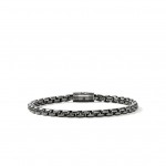 JOHN HARDY MENS STERLING SILVER MATTE BLACK BRACELET