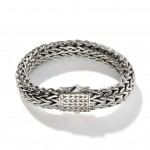 JOHN HARDY MENS STERLING SILVER LARGE ICON BRACELET