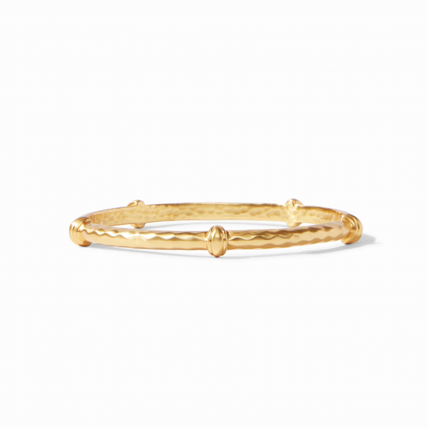 JULIE VOS SAVANNAH BANGLE GOLD PLATE