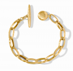 JULIE VOS SOLARA GOLD PLATED LINK BRACELET