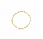 CITRINE & GOLD FILLED BEADED BRACELET