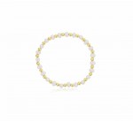 PEARL & GOLD FILLED BEADED BRACELET