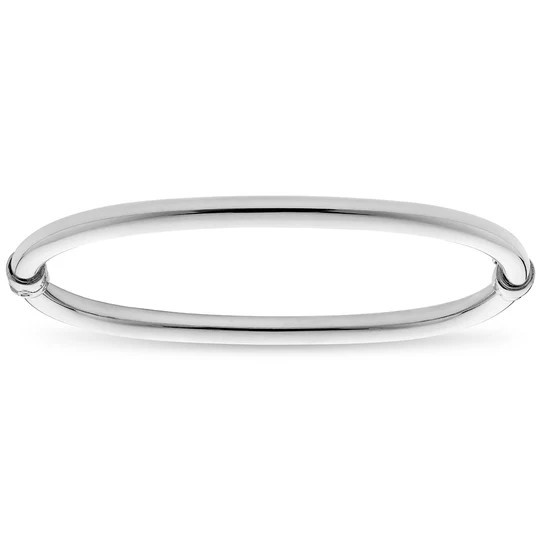 STERLING SILVER POLISHED BANGLE  BRACELET