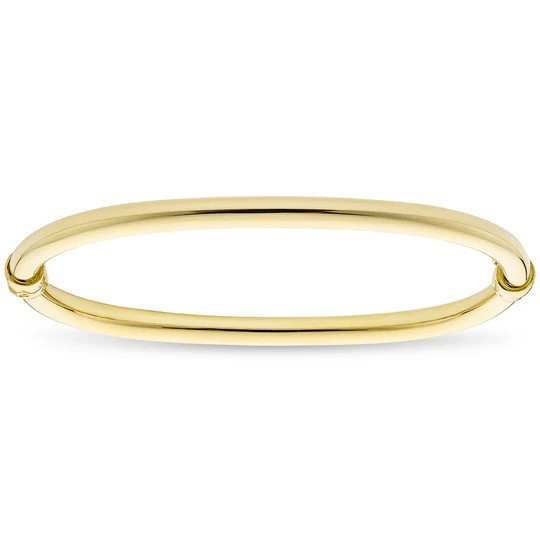 GOLD PLATED POLISHED BANGLE BRACELET