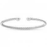 STERLING SILVER MINI TWIST POLISH BRACELET